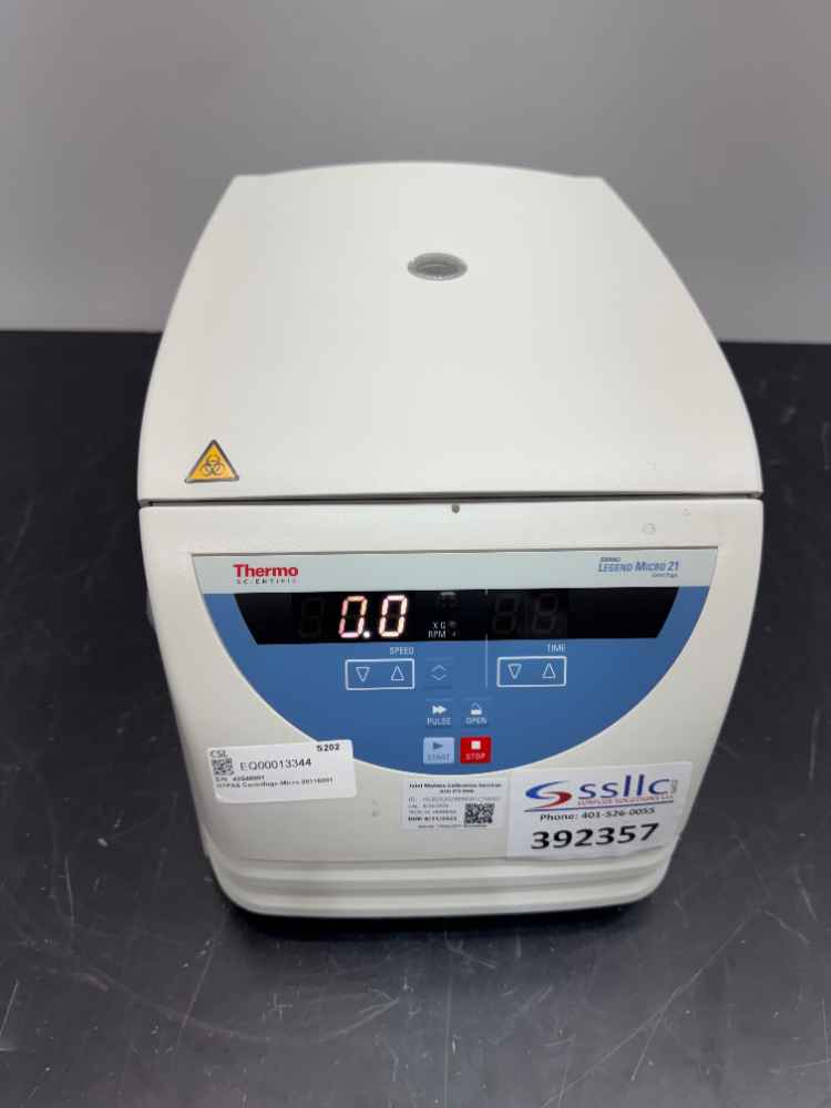 Image of Thermo Sorvall Legend Micro 21 Centrifuge